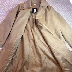 Fashion Nova Coat - Camel *NWT* XL